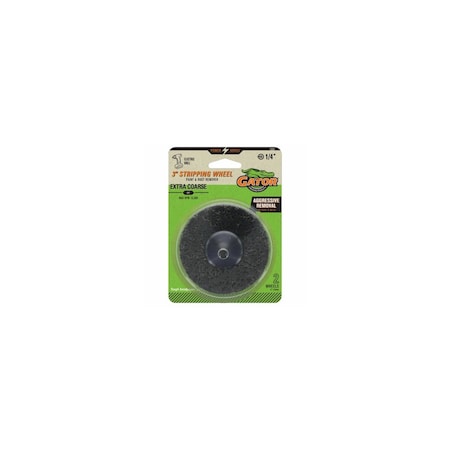 Ali Industries Drill Mount Paint & Rust Remover Stripping Wheel, Extra Coarse Grit, 3 In., 2-Pk. 7006GA