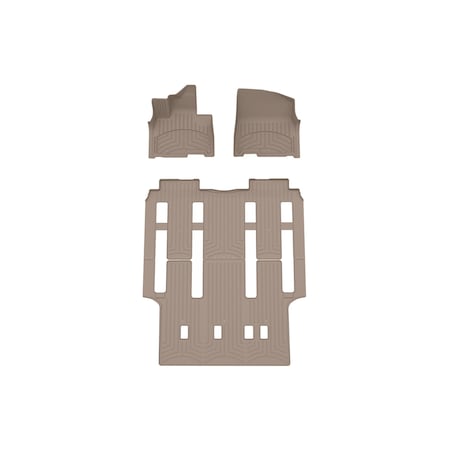 Weathertech Tan, Front and Rear FloorLiner HP 451672-1-3IM