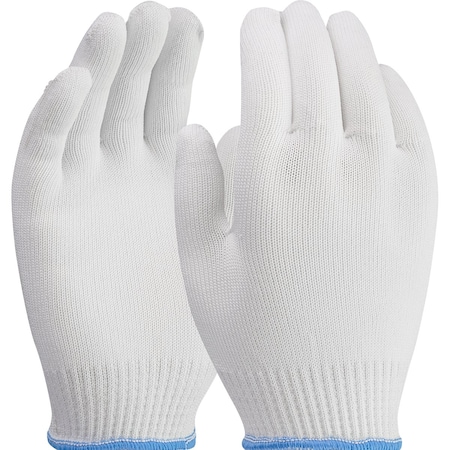 Pip Light Weight Seamless Knit Nylon Glove, White, 12PK 10609