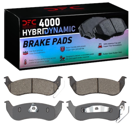 Dynamic Friction Co DFC 4000 HybriDynamic Brake Pads 4000-0932-00