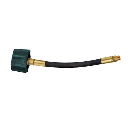 Ap Products 1/4" Inside Diameter High Pressure Hose, 200,000 BTU, Female QCC x 1/4" Male Inverted Flare MER425-20