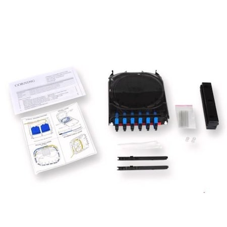 Corning CCH SPLICE CASSETTE OM1 LOADEDPANEL & PIGTAILS, 12F SC DUPCCH-CS12-91-P CCH-CS12-91-P00KE