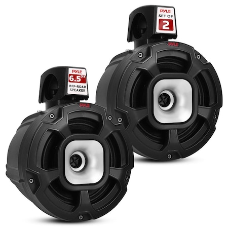 Pyle 6.5 in 1300W Marine Tower Speakers PLUTV68HRW