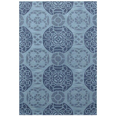 Safavieh 5 x 8 ft. Medium Rectangle Contemporary Wyndham Silver Hand Tufted Rug WYD376G-5