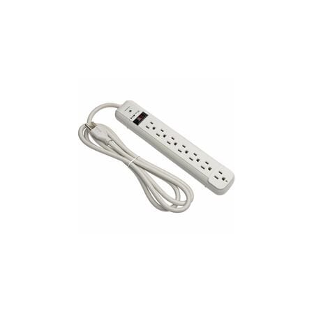 Tripp Lite Surge Protector, 7 Outlet(s) 6 ft., Light Gray STRIKER
