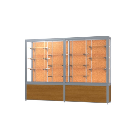 Ghent Display Case 96x66x16, Cork, Satin 10408CK-SN-K