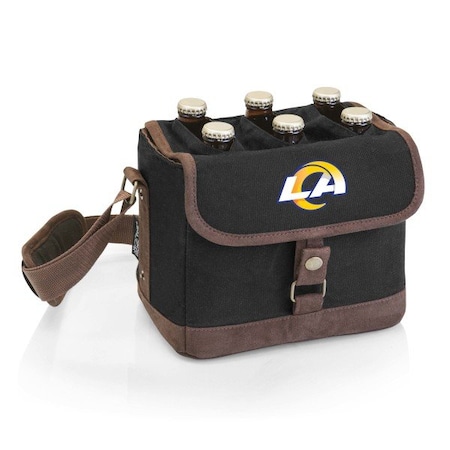 Picnic Time Family Of Brands NFL Los Angeles Rams - Beer Caddy Cooler Tote with Opener 762-00-311-334-2