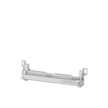 Siemens ALPHA 160/400 DIN N/PE bar as plug-in terminal with 6x screw each from 2.5 8GK9910-0KK12