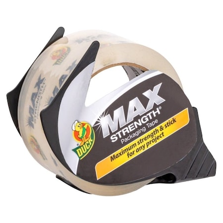 Duck Brand MAX STRENGTH Packaging Tape, 38.2 yd L, 1.88 in W, Clear 287913
