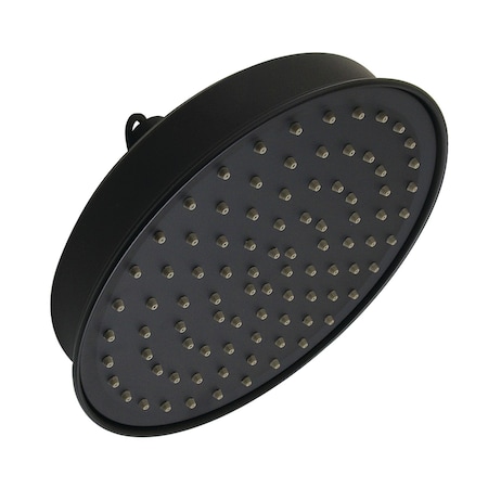 Kingston Brass 8" Round Raindrop Brass Shower Head, Matte Black K324A0