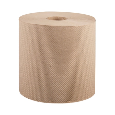 Windsoft Hardwound Paper Towels, 1 Ply, Continuous Roll Sheets, 800 ft, Brown, 6 PK WIN12806