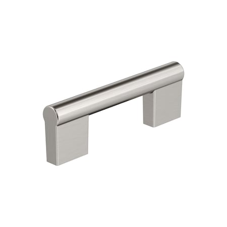 Amerock Versa 3 inch (76mm) Center-to-Center Satin Nickel Cabinet Pull, 10PK 10VMP55530G10