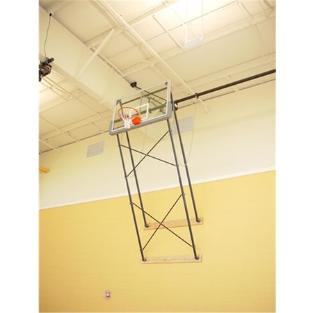 Gared Sports 4 x 6 ft. Fold Up Wall Mount Series Extension Rectangular Board 2400-4064