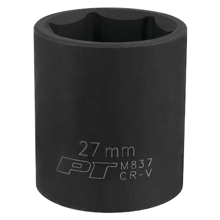 Performance Tool 1/2 In Dr. Impact Socket 27Mm Socket Imp 27Mm, M837 M837