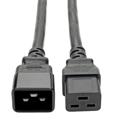 Eaton Tripp Lite Series Power Extension Cord, C19 to C20 - Heavy-Duty, 20A, 250V, 12 AWG, 2 ft. 0.61 P036-002-6