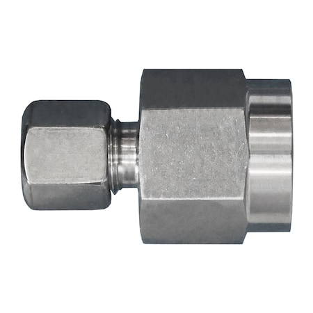 Brennan Industries Female BSPP Ga 8 PortConnStraight, Steel D7405-S06-08GP