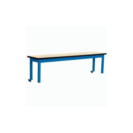 Tennsco Riser With Out Power Center Plastic Top 60inch Long Blue TWI-60-N-ABL