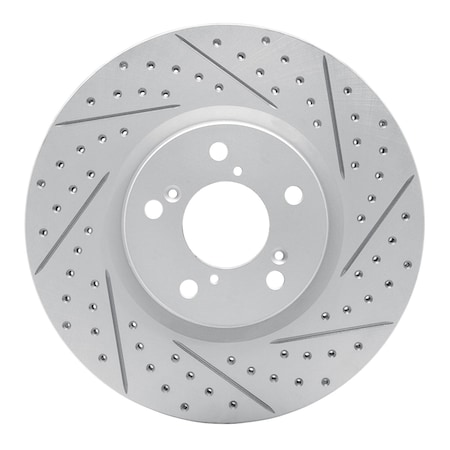 Dynamic Friction Co DFC Geoperformance Rotor - Drilled and Slotted 830-59053R