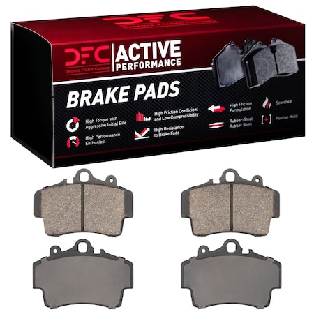Dfc Active Performance, Disc Brake Pad Set,  1115-0737-00