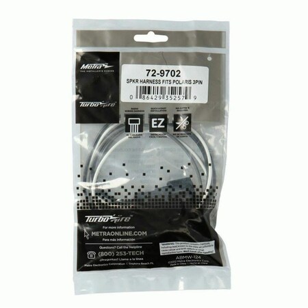 Metra Electronics Metra  7 in. 3-Pin Speaker Wire Harness for 2015-2017 Polaris Slingshot 729702