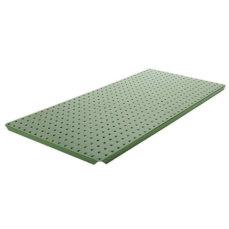 Alligatorboard Pegboard, 16in.Hx32in.W, Metal, Green, PK2 ALGBRD16X32GRN