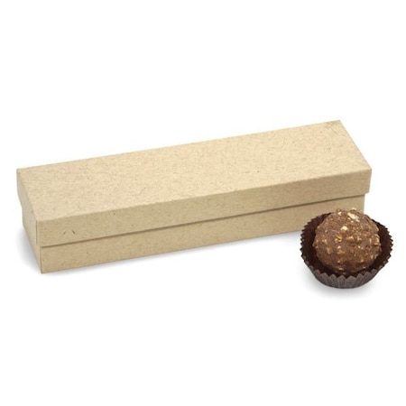 Nashville Wraps Brown Kraft 5 Piece Truffle Box, 6.5x1.5x1.25, 24PK TBR3EK