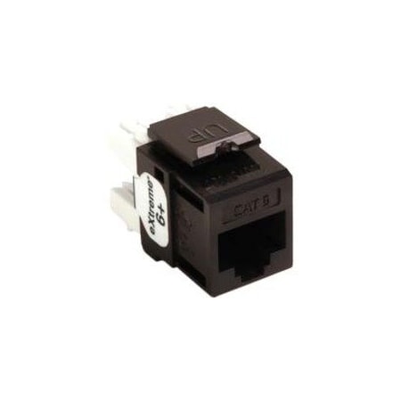 Leviton 1-Port Mod Jack 110 8W8P Utp, T568A/B Cat6 Quickport, Extreme 6+ Brown 61110-RB6