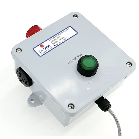 Gizmo Engineering Intrinsically Safe Alarm For Class I, Div I Hazardous Locations, Battery Powered, Rugged IS-AB