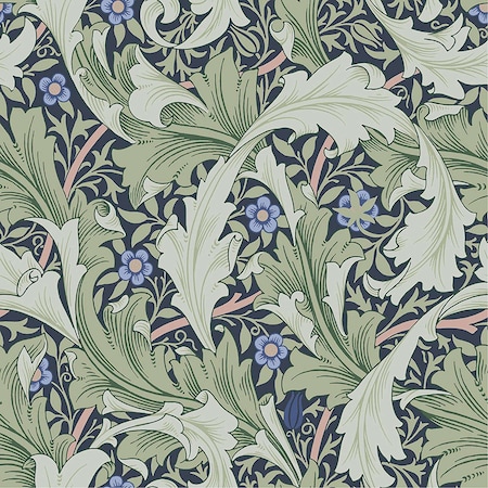 A-Street Prints Granville Green Leafy Vine Wallpaper 4153-82014