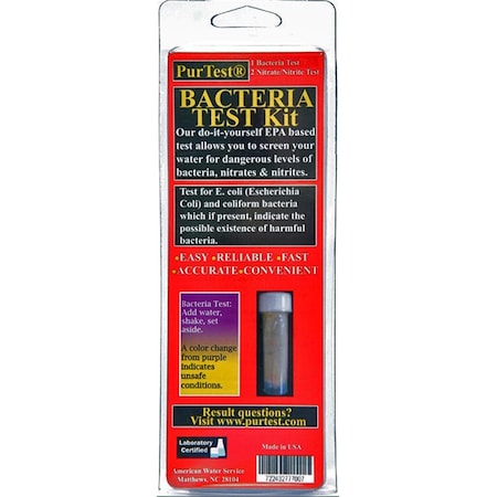 Purtest Bacteria Test Kit PB Format PU12163