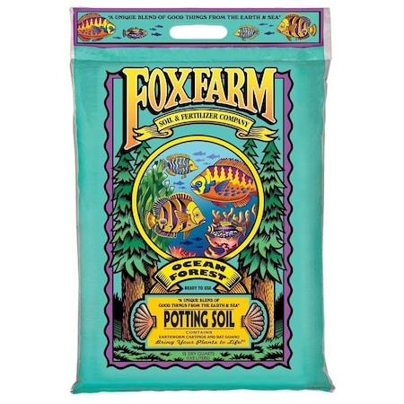 Ocean Forest 790041 Potting Soil, 12 qt, Brown OF12QT