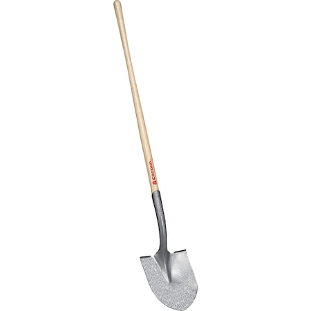 Corona Tools Round Point Shovel, 14-Gauge, 12 in. Head, 48 in. Wood Handle SS 65000