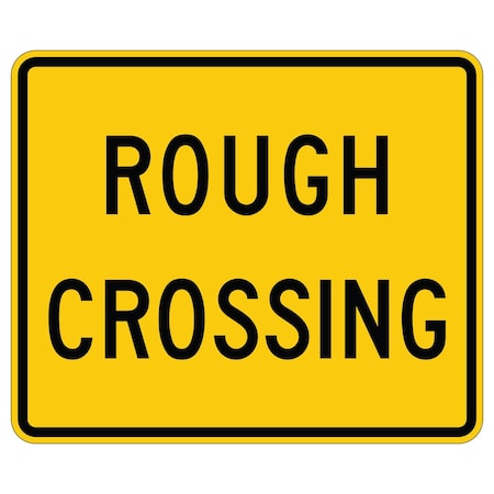 Sign Solutions Usa Traffic Sign, 30 in Width, Aluminum Sign, Horizontal Rectangle DUS10DFY3024W10-15P