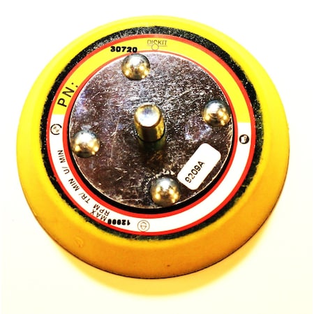 Diskit Gripit Abrasive Sanding Pad 30720: Firm, 3", PSA, 0 Hole, Low Profile MADE IN USA 30720