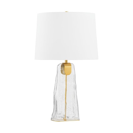 Hudson Valley Lighting Midura 1 Light Table Lamp 16.5 In. Aged Brass L8428-AGB