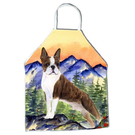 Carolines Treasures Boston Terrier Apron - 27 H x 31 W in. SS8162APRON