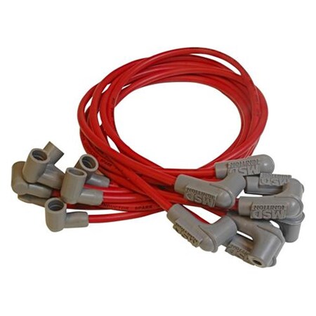 Msd Co. 31659 Spark Plug Wire Set, Red M46-31659