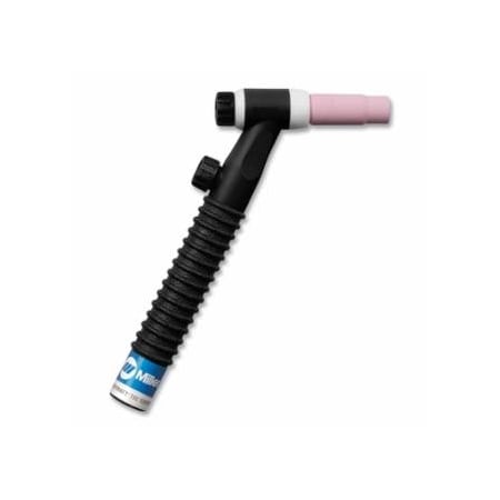 Weldcraft WP-17V Air Cooled Tig Torch Body, Angled Head, 7/8 in 366-WP-17V