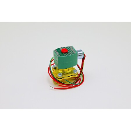 Asco 1/2 in. N/C, 0/50#NAT.GAS, BRASS VLV 8210G75