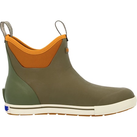 Xtratuf Men's Camp Fleece Lined Ankle Deck Boot, Dark Olive Spice, Size 7 XMADBC30
