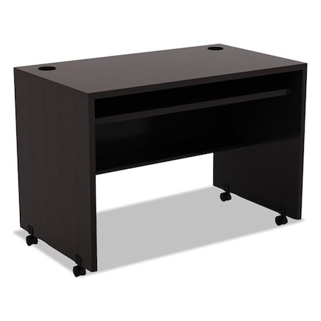 Fine-Line AL  42 x 24 in. Valencia Series Mobile Workstation Desk - Espresso FI2958887