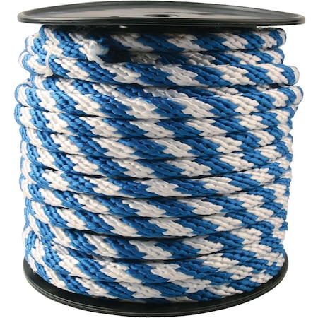 Do It Best 5/8''x150 ' Blue & Wht Derby Polypropylene Rope 737321