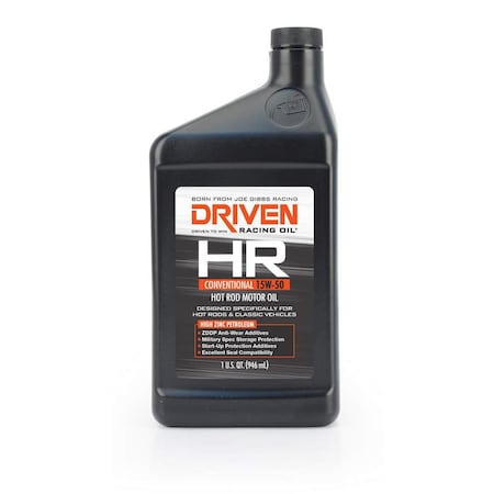 Driven Racing Oil 2106 Hot Rod Conventional 15W-50 Motor Oil - 1 qt. Bottle JGP02106