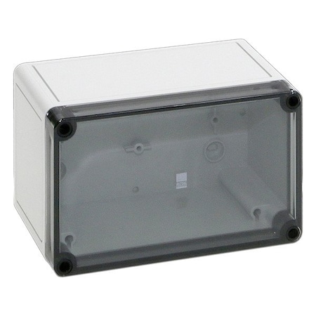 Rittal Screws Electrical Enclosure, 110 mm H, 90 mm D, 180 mm W, 4X, Fiber-Glass Reinforced Polycarbonate 9514100