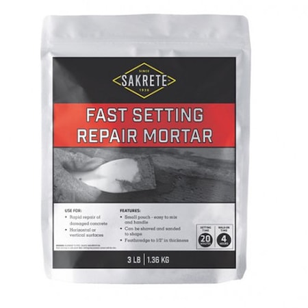 Sakrete Fast Setting Repair Mortar - 3 lb. Bag 120371