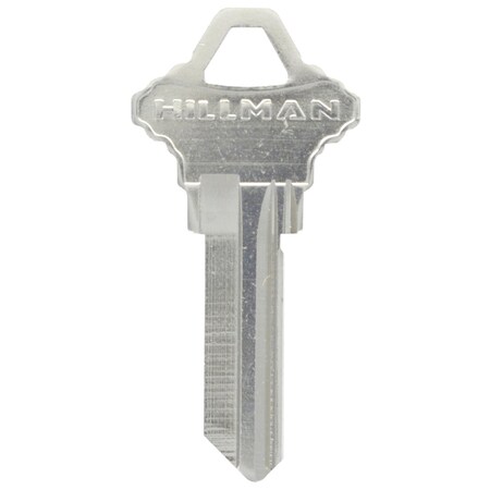 Hillman KeyKrafter Traditional Silver House/Office Key Blank 68 SC1 EZ2 CLP1 Single For Schlage Lo 88252
