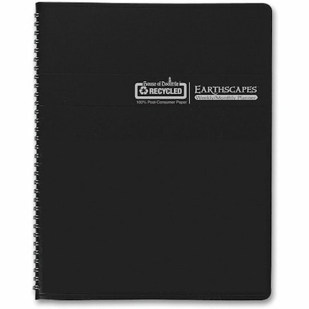 House Of Doolittle Earthscapes Recycled Weekly/Monthly Planner, Gardens Photography, 10 x 7, 12-Month (Jan-Dec): 2025 HOD294632