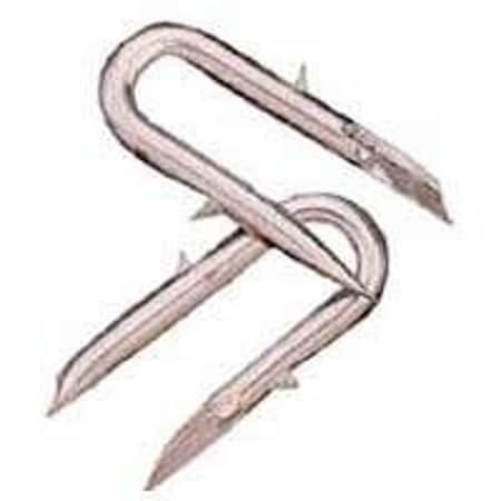 Deacero DEACERO 7465 Fence Staple, 1-3/4 in L, Galvanized 7465