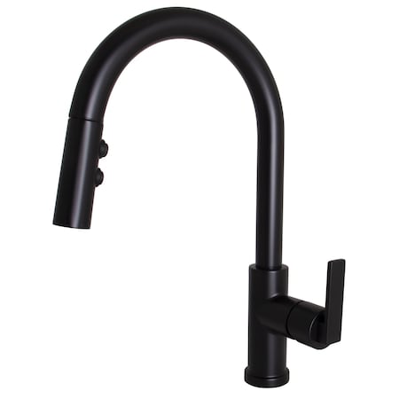 Speakman Sensor Pull Down Kitchen Faucet, 1.8 GPM, Matte Black SBS-2542-MB