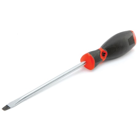 Perform Tool Screwdriver Slotted; 1/4 In; 6 In Length; Chrome Vanadium Steel; With Magnetic Tip W30989